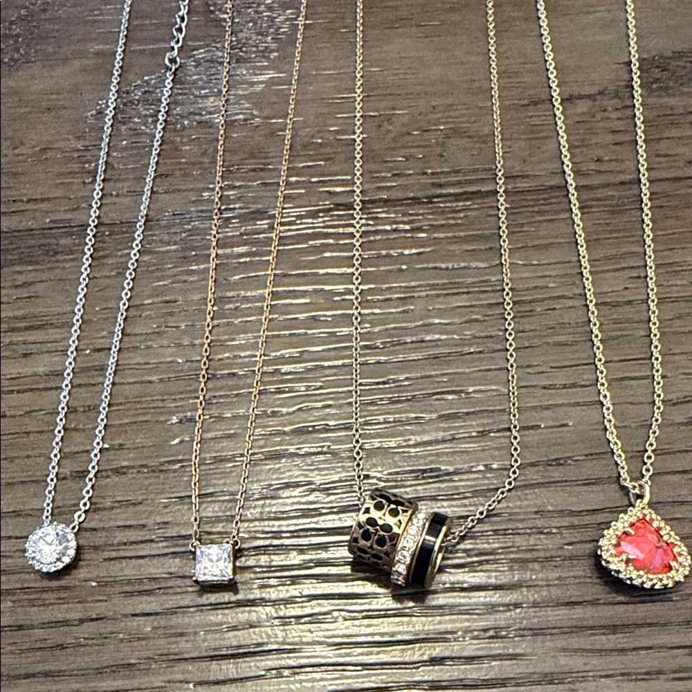 Coach Swarovski Kendra Scott Necklace Set